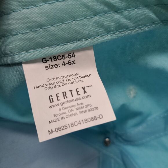 Gertex Girl's Strapback Hat Blue Size 4-6X Halloween Stay Spooky Graphic - Picture 7 of 7